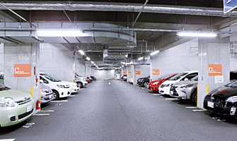 導入実績 地下・建物ピロティー部分駐車場 地下駐車場