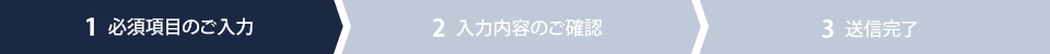 1 必須項目のご入力